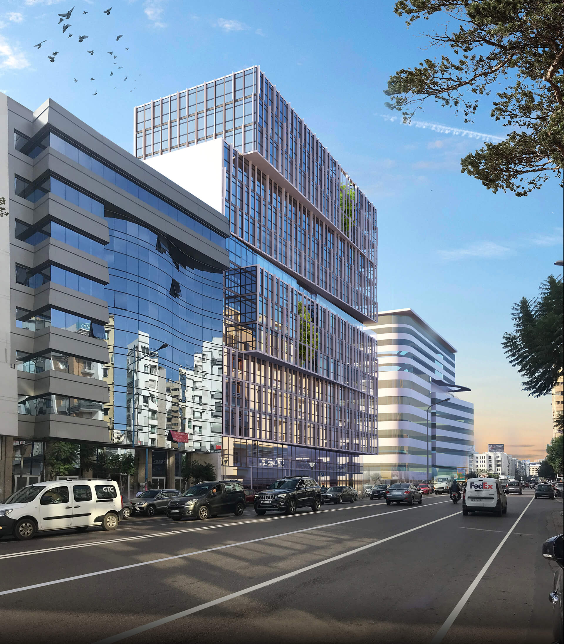 BUREAUX BD D’ANFA H+E Architecture